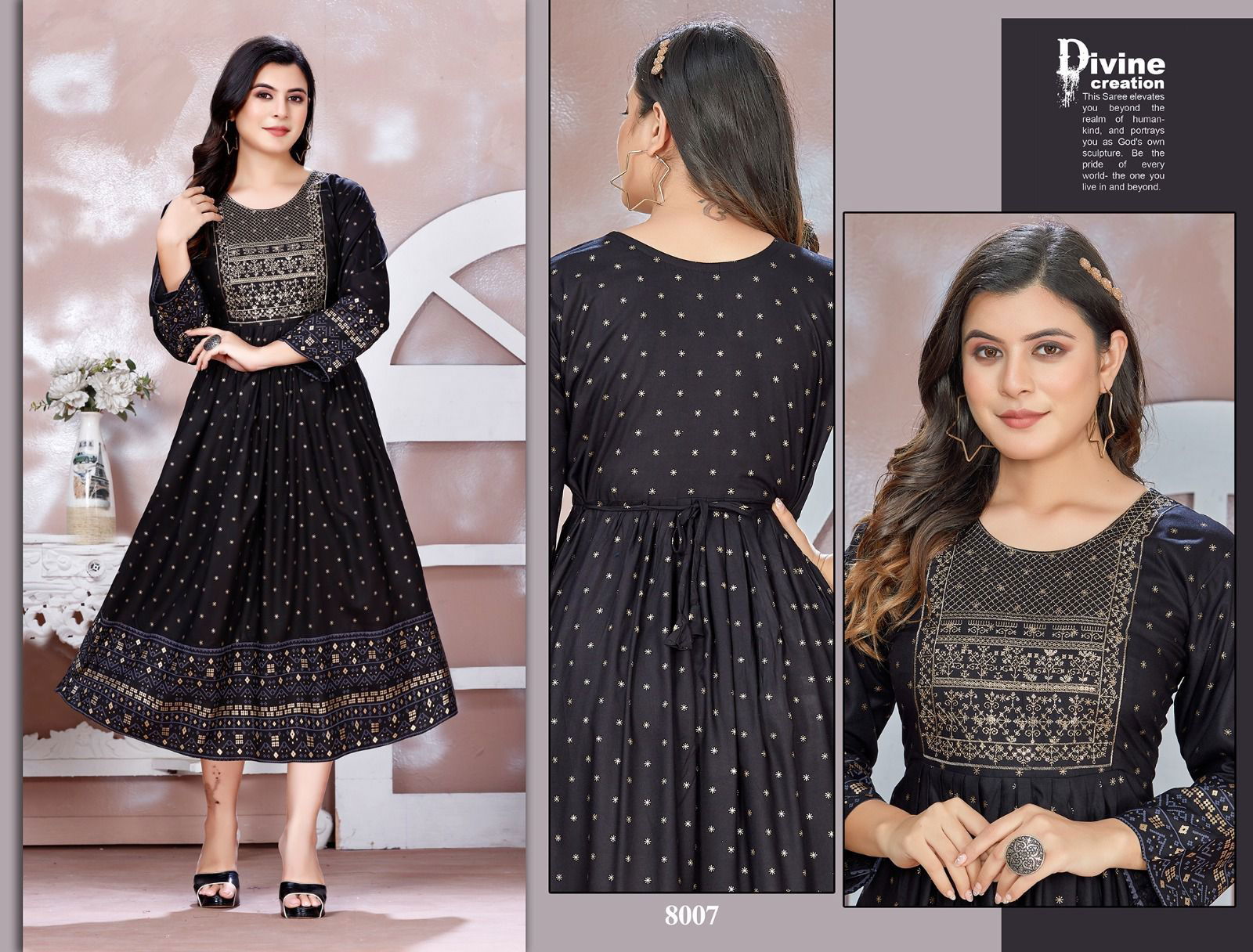 Beauty Queen I M Bindass Vol 2 Rayon Anarkali Kurtis Catalog
